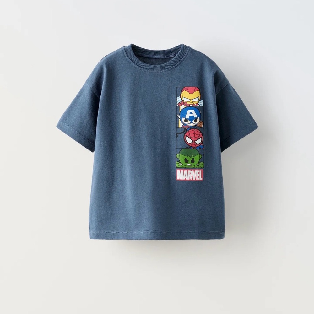 Marvel Kids Dark Blue Superhero Tee